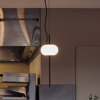 Milan Astros závesná lampa, výškovo nastaviteľná
