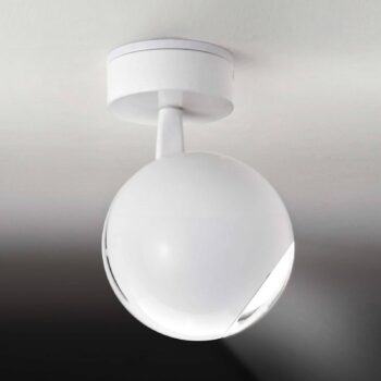 Milan Bo-La nástenná lampa, držiak obdĺžnik, biela