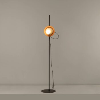 Milan Drôtová stojacia lampa Ø 24 cm antracitová