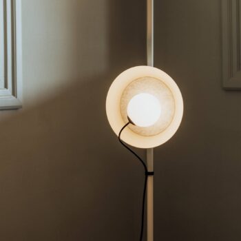 Milan Drôtová stojacia lampa Ø 24 cm farba norka