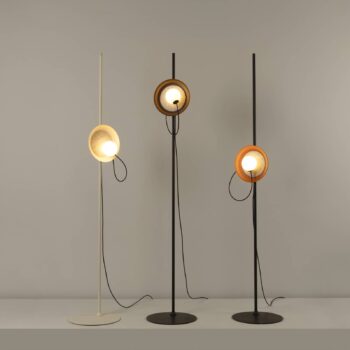 Milan Drôtová stojacia lampa Ø 24 cm farba norka