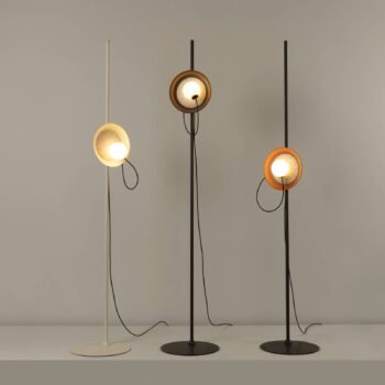 Milan Drôtová stojacia lampa Ø 24 cm medená metalická/antracitová