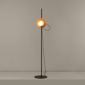 Milan Drôtová stojacia lampa Ø 24 cm medená metalická/antracitová