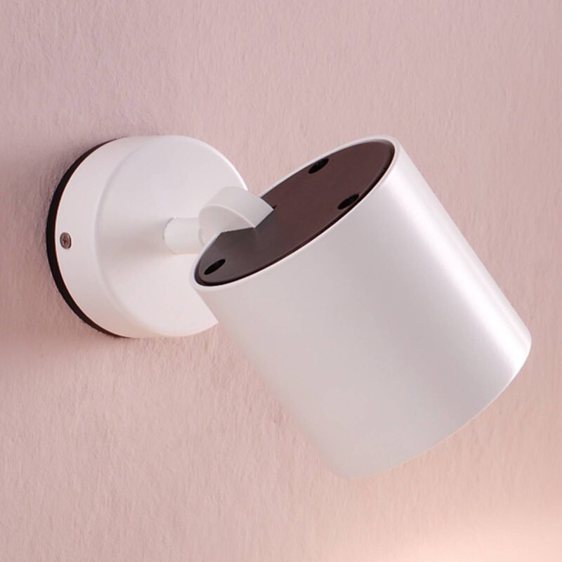 Milan Kronn, výkyvné nástenné svietidlo, biele Milan Kronn, výkyvné nástenné svietidlo, biele