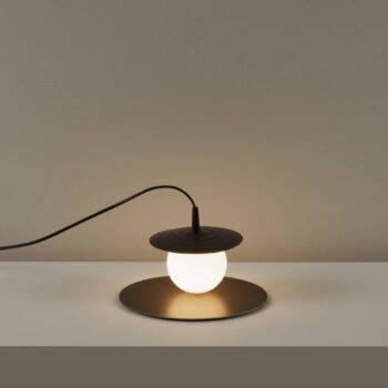 Milan Symphony stolová lampa bez rámu, antracit