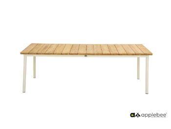 Milou jedálenský stôl 240x100 cm teak / krémový