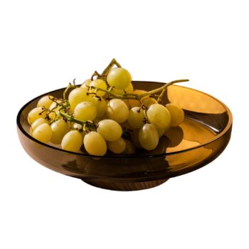 Misa Artemide Bontà, žltá, Ø 26 cm, sklo, drevo