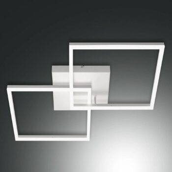 Moderné stropné LED svietidlo Bard v bielej