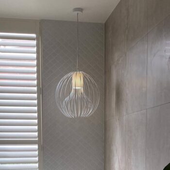 Modo Luce Icaro Ball závesná lampa, biela, Ø 50 cm