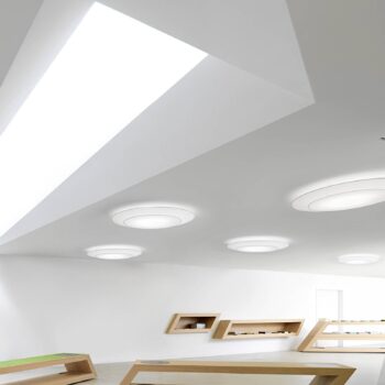 Modo Luce Ring Tonda stropné svietidlo TRIAC biele Ø65cm