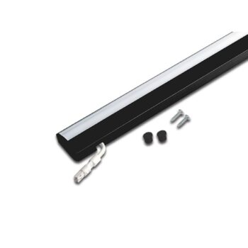 ModuLite F LED svetlo pod skrinku, čierne, 60 cm, 3 000 K, hliník
