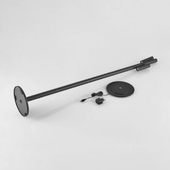Molto Luce LED dobíjacia stojacia lampa Mimo Double F, antracit, hliník