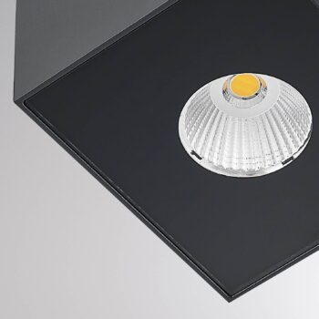 Molto Luce LED vonkajšie nástenné svietidlo Wado, antracit, hliník