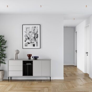 Molto Luce LED vstavané svietidlo Willi 68R, biele, hliník, E27