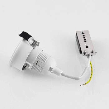 Molto Luce LED vstavané svietidlo Willi 68R, biele, hliník, E27