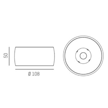 Molto Luce Vibo SD stropné LED svetlo 2700K biela