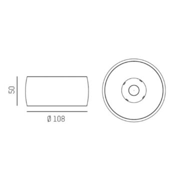 Molto Luce Vibo SD stropné LED svetlo 4 000K biela