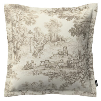 Monika s lemom, ecru pozadie, béžové postavy, 45 x 45 cm, Avinon, 144-53