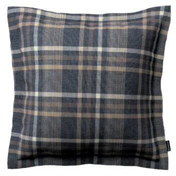 Monika s lemom, modro - béžové káro, 45 x 45 cm, Edinburg, 703-16