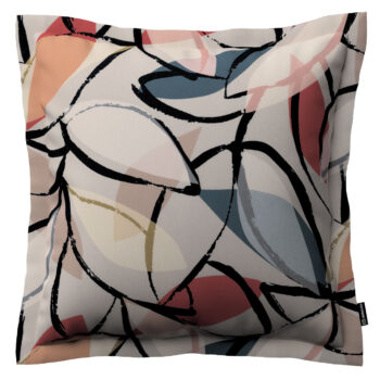 Monika s lemom, ružové a sivé kvetinové motívy, 45 x 45 cm, Eden, 144-21