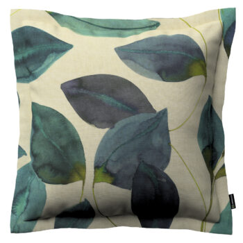 Monika s lemom, smaragdovo - zelené listy s fialovým nádychom na plátne, 45 x 45 cm, Abigail, 143-15