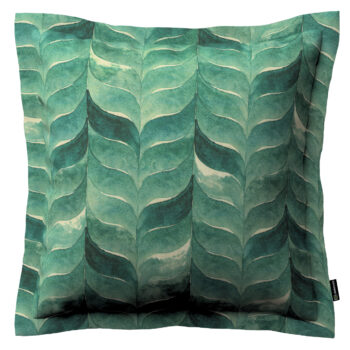 Monika s lemom, smaragdovo - zelený vzor na plátne, 45 x 45 cm, Abigail, 143-16