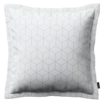 Monika s lemom, vzor kocky na bielom podklade, 45 x 45 cm, Sunny, 143-51