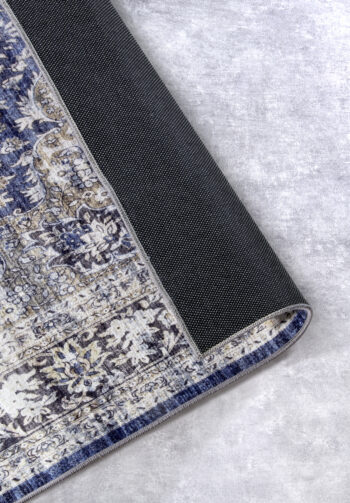 Mujkoberec Original, Kusový koberec Mujkoberec Original Asya 106039 Dark blue, Cream, 80x150, modrá, obývacia izba