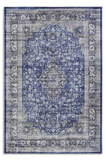 Mujkoberec Original, Kusový koberec Mujkoberec Original Asya 106039 Dark blue, Cream, 80x150, modrá, obývacia izba