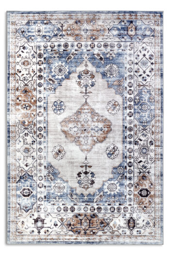 Mujkoberec Original, Kusový koberec Mujkoberec Original Asya 106046 Blue, Copper, 80x150, modrá, obývacia izba