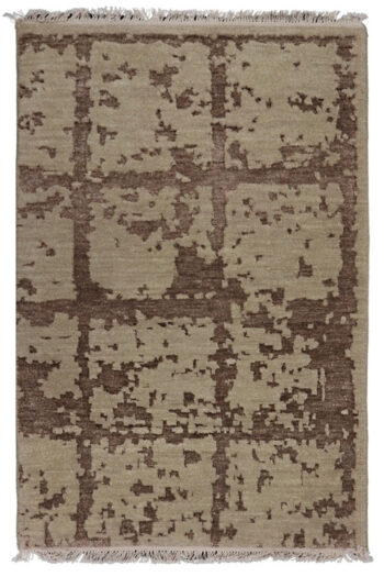 Mujkoberec Original, Ručne viazaný indický koberec Sirsa DC-4, 60x90, béžová, obývacia izba
