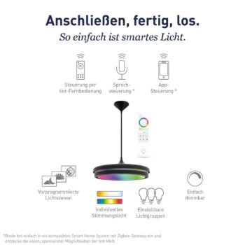 Müller Licht tint Kea závesné LED svietidlo Ø 42cm