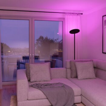 Müller Licht tint LED stropné svietidlo Pavo, RGB, CCT, kov