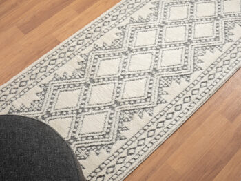 My Flair, Behúň Moroccan Delight CA40061 weiß, 250x80, čiernobiela, obývacia izba