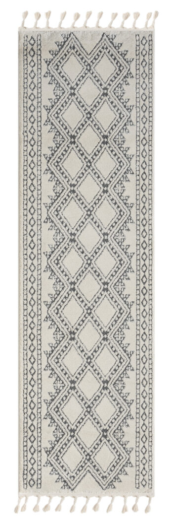 My Flair, Behúň Moroccan Delight CA40061 weiß, 250x80, čiernobiela, obývacia izba