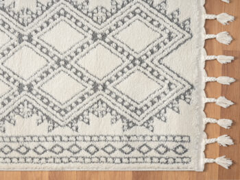 My Flair, Behúň Moroccan Delight CA40061 weiß, 250x80, čiernobiela, obývacia izba