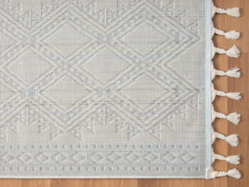 My Flair, Behúň Moroccan Delight CA40061 weiß, 250x80, čiernobiela, obývacia izba