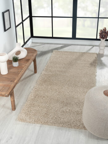 My Flair, Behúň My Shaggy beige, 300x80, béžová, chodba / predsieň