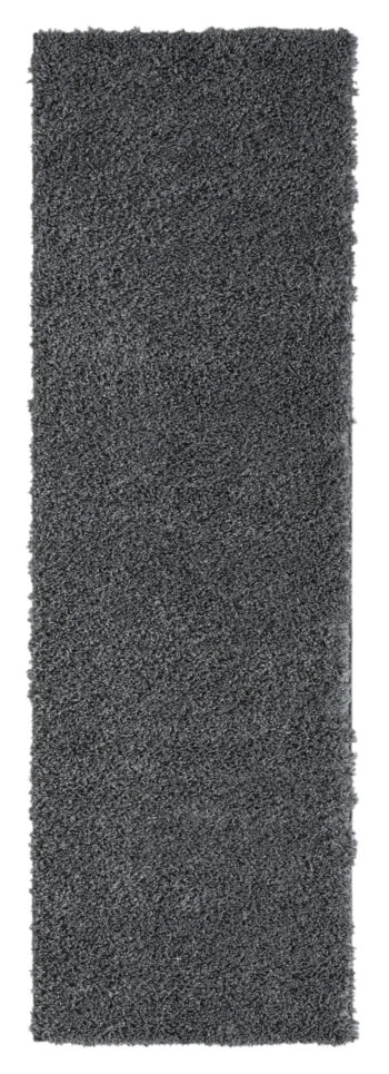 My Flair, Behúň My Shaggy grau, 200x80, šedá, chodba / predsieň