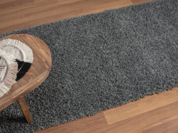 My Flair, Behúň My Shaggy grau, 250x80, šedá, chodba / predsieň