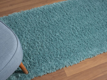 My Flair, Behúň My Shaggy hellblau, 200x80, modrá, chodba / predsieň