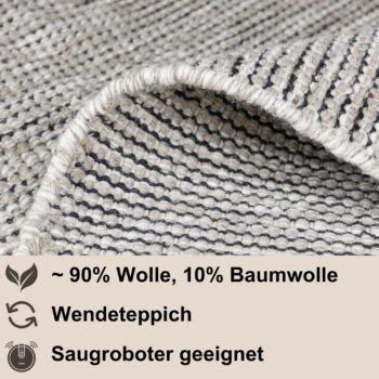 My Flair, Behúň Suzan creme, 350x80, šedá, chodba / predsieň
