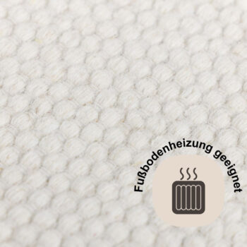 My Flair, Behúň Wooly Dreamscape naturweiß, 250x80, biela, chodba / predsieň