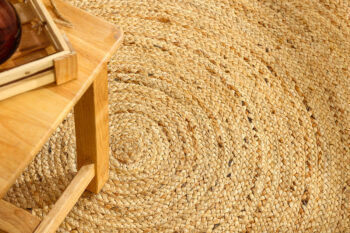 My Flair, Kusový koberec Lola natur kruh, 120x120, béžová, chodba / predsieň