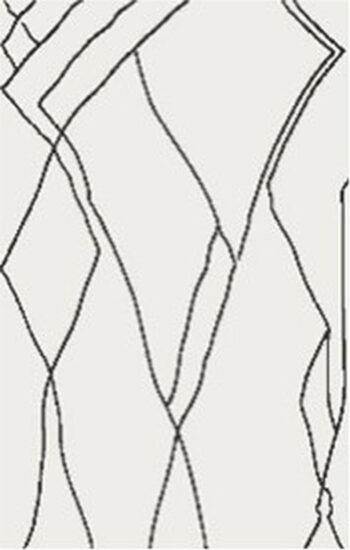 My Flair, Kusový koberec Moroccan Magic weiß kruh, 190x190, čiernobiela, obývacia izba