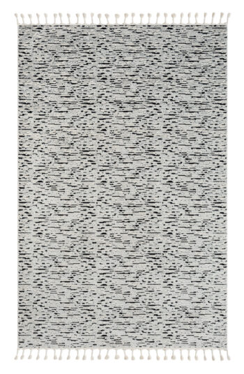 My Flair, Kusový koberec Moroccan Spirit schwarz, 200x100, čiernobiela, obývacia izba