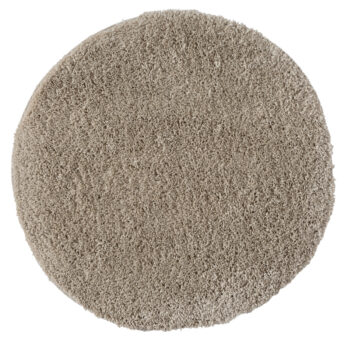 My Flair, Kusový koberec My Shaggy beige kruh, 120x120, béžová, chodba / predsieň