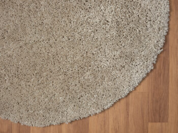 My Flair, Kusový koberec My Shaggy beige kruh, 150x150, béžová, chodba / predsieň