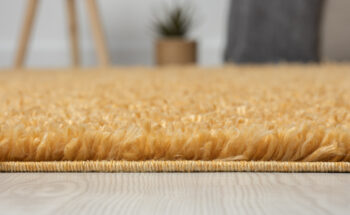 My Flair, Kusový koberec My Shaggy goldgelb, 140x70, žltá, chodba / predsieň