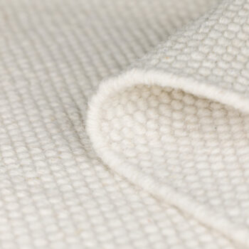 My Flair, Kusový koberec Wooly Dreamscape naturweiß kruh, 150x150, biela, chodba / predsieň